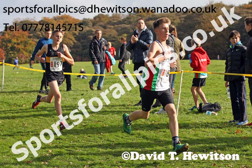 Boys under-15s Northern Cross Country Relays. Photo: David T. Hewitson/Sports for All Pics
